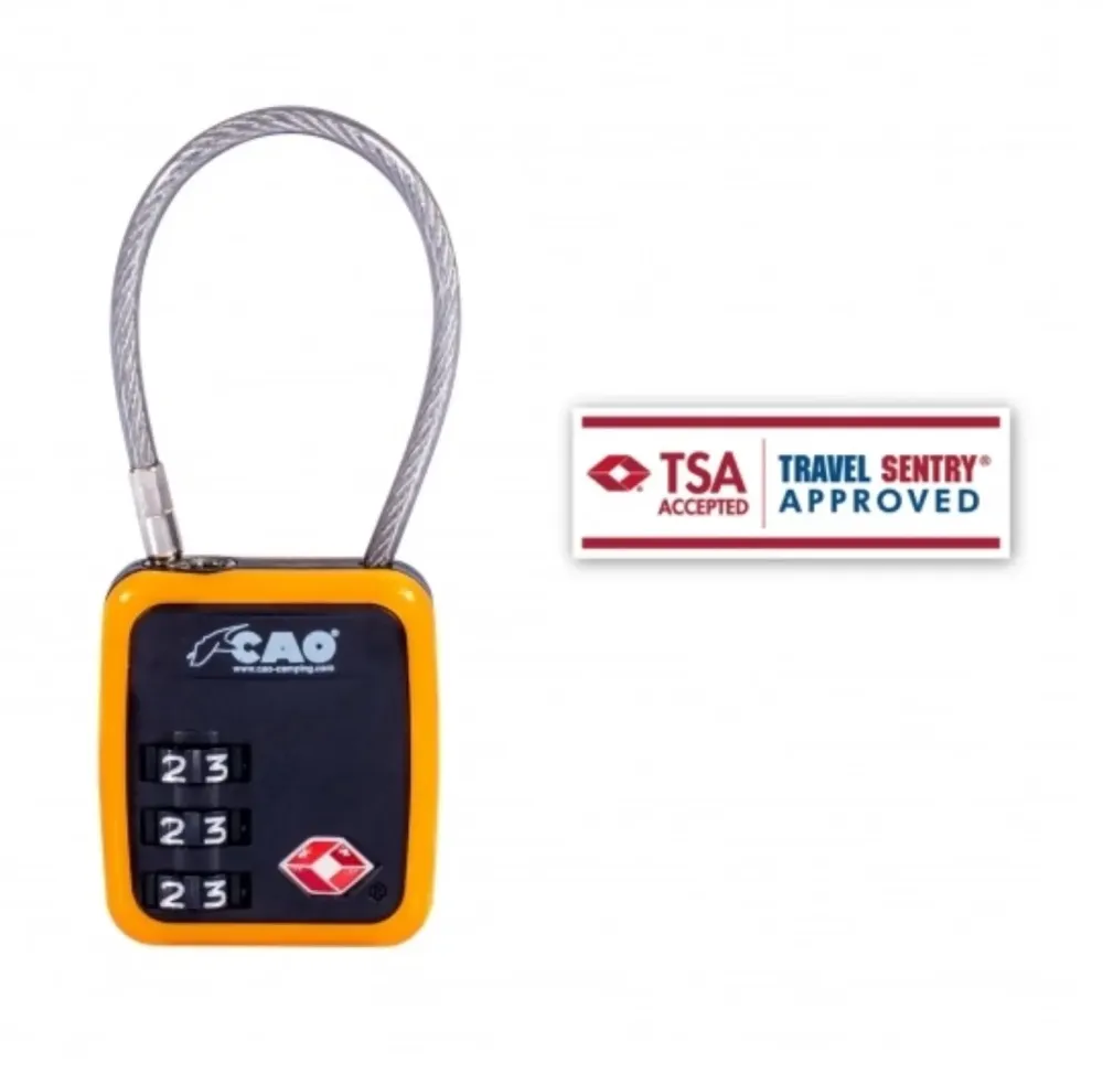 CAO OUTDOOR > CADENAS TSA A CABLE AVEC CODE