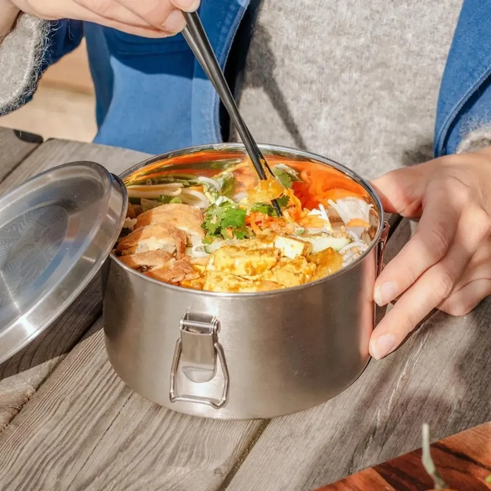 GASPAJOE > Boîte repas ronde inox